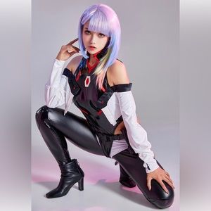 Lucy Cyberpunk Edgerunners cosplay & wig!
